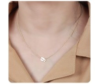 Alphabet Silver Necklace g SPE-5573